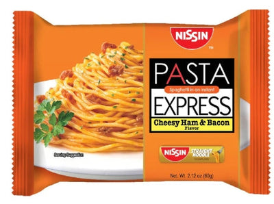 NISSIN PASTA EXPRESS CHEESY HAM AND BACON 60G