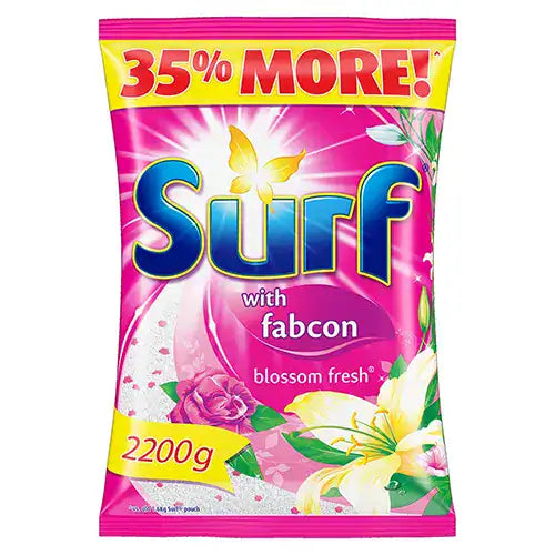 SURF POWDER WITH FABRIC CONDITIONER BLOSSOM FRESH(PINK) 2.2KG