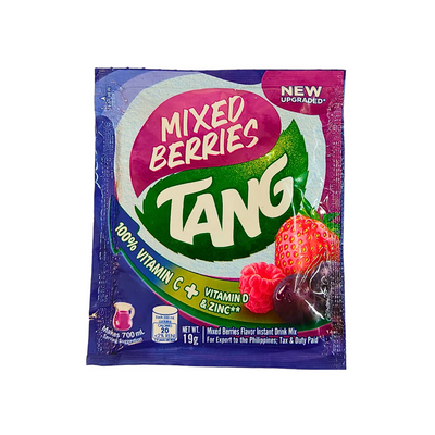 TANG POWDERED JUICE MIXED BERRIES 19G