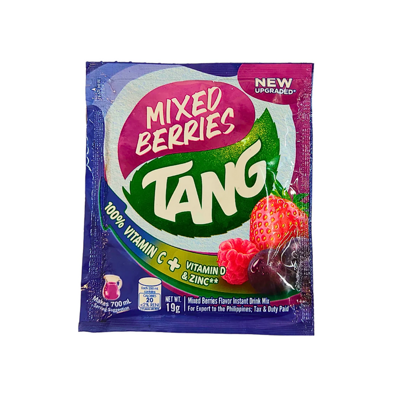 TANG POWDERED JUICE MIXED BERRIES 19G
