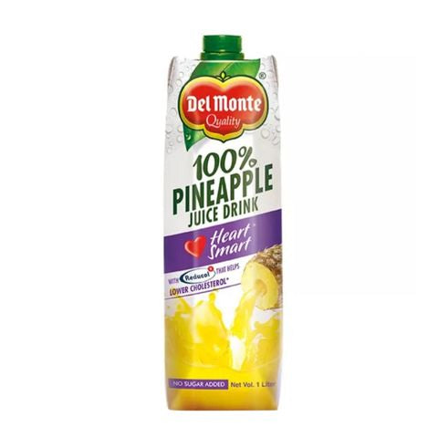 DEL MONTE JUICE PINEAPPLE HEART SMART 1L