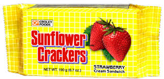 SUNFLOWER CRACKER STRAW HANDY 190G