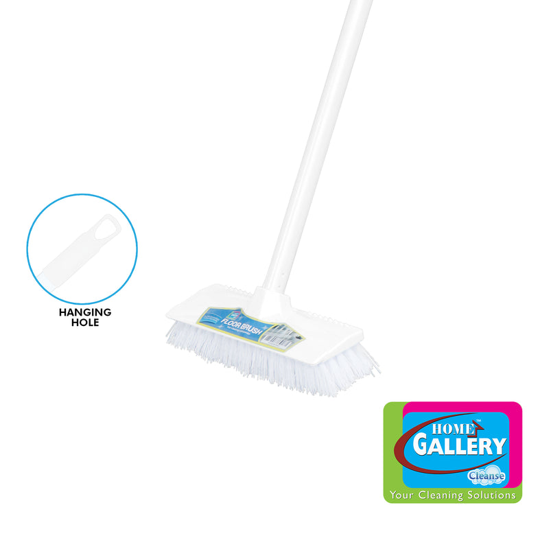 YB6103-C HOME GALLERY BROOM WITH STICK WHITE 1'S