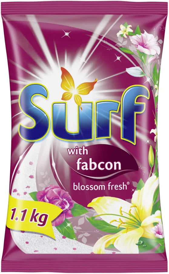 SURF POWDER WITH FABRIC CONDITIONER BLOSSOM FRESH (PINK) 1.1KG